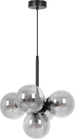 KAJA K-5365 MEGAN Fekete Színű Függeszték 5xE14 10W IP20