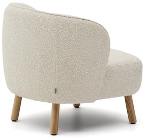 Krémszínű buklé fotel Ulit – Kave Home