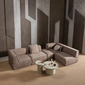 Fényes kerek tárolóasztal ø 40 cm Veluna – WOOOD