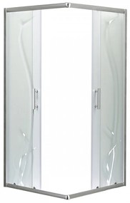 Spirit BAMBOO 90x90 szögletes zuhanykabin, zuhanytálca nélkül