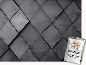 Fotótapéta Absztrakt 3D Fekete Hálószoba Nappali Tapéta Flizelina 200x140