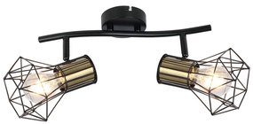 Globo 54017-2M - Spotlámpa PRISKA 2xE27/40W/230V