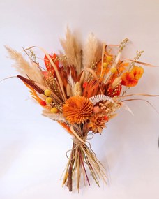 Menyasszonyi csokor őszi színekben