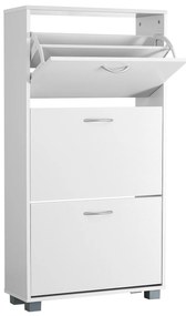 Casaria® Cipős szekrény 115x60x24 cm - fehér