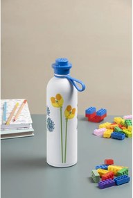 Fehér-kék gyerek termosz 560 ml Meadow Flowers – LEGO®