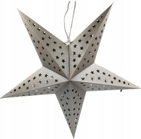 Csillag Matt papír 3D karácsonyi csillag 45CM