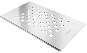 Mexen Hugo zuhanytálca burkolat, inox - 42910001