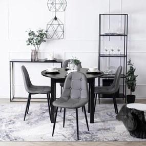 Szürke Eco-bőr Étkezőszék. ARIS