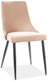 PIANO B VELVET bézs színű szék