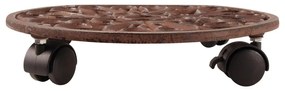 Fém gurulós virágállvány ø 34,5 cm Ornament – Esschert Design