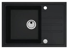 ALVEUS 1149126 - Mosogató INTERMEZZO 68x48 cm gránit/fekete