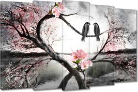 Festmények 150x95 Szerelmes találkozás Madarak