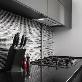 Klarstein Hektor, páraelszívó, beépíthető, 52 cm, 530 m³/ó elszívó teljesítmény, LED, érintőképernyős, üveg