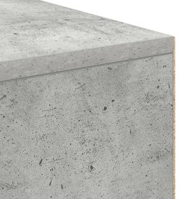 Íróasztal Beton szürke Fa kompozit Kompakt Tárolás Íróasztal