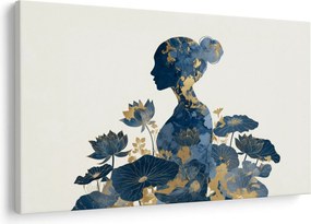 Kép - Márvány női profil (90x60 cm)