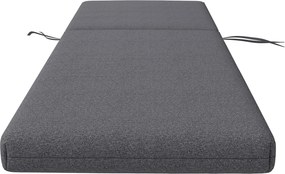 Outsunny 2 db Napozó Párna Készlet Csatlakoztatható Pántokkal - 190,5L x 58,4W x 7H cm Szürke | Aosom