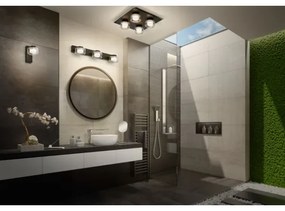 Osram - LED fürdőszobai fali lámpa ORBIS FLAME LED/5,5W/230V IP44 fekete