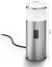 Philips - LED RGBW Dimmelhető kültéri lámpa CALLA Hue LED/8W/230V IP44