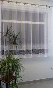 Mg Függöny 34943 Fehér 300x160cm kész, M szalaggal