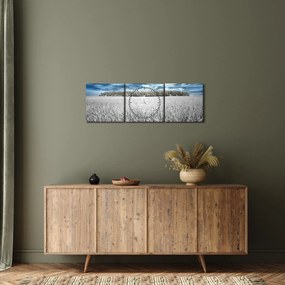 A mező képe (órával) (90x30 cm)