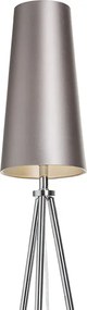 RENDL CONNY 15/30 asztali lámpaernyő Monaco galambszürke/ezüst PVC max. 23W