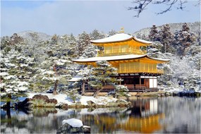 Kép - Kinkakuji, Japán (90x60 cm)
