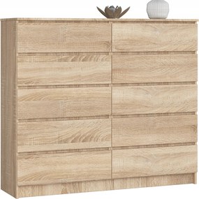 Komód K140 10SZ Clp Pk Sonoma Tölgy Akd