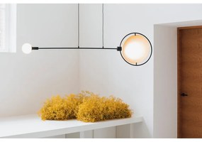 Okkersárga-fekete LED dimmelhető függőlámpa Sirius – Zuiver