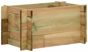impregnált fenyőfa emelt kerti zöldségágyás 40 cm