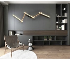 Wofi 7021-506- LED Dimmelhető fali lámpa RIMINI LED/57W/230V barna/fekete