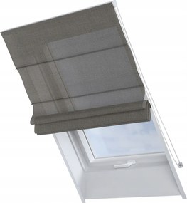 Kész redőny Rimini tetőtéri ablakra 50x60cm fekete