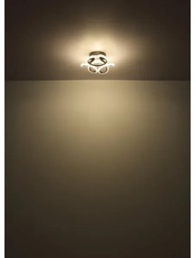 Globo 67386-24A - MELISAND LED mennyezeti lámpa 24W, 26 cm, fekete