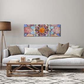Mozaik kép (órával) (90x30 cm)