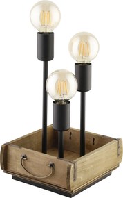 Eglo WOOTTON 43594 Asztali lámpa 3X40W/E27 IP20