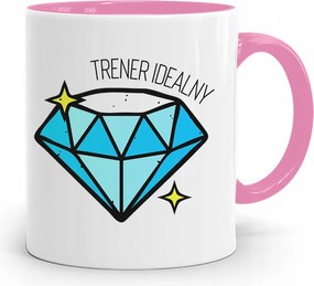 Edzőnőnek Edzőterem Bögre Rózsaszín, fényképes nyomott mintával