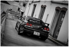 Fotótapéta 104x70 fekete Nissan Gtr