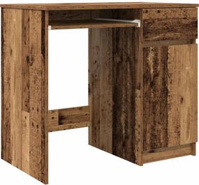 vidaXL antik fa szerelt fa íróasztal 86x49x76 cm