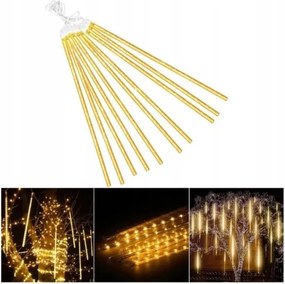 Jégcsap Led Låmpa Hulló Hó 30 CM Meleg Fehér Meteor Programozóval