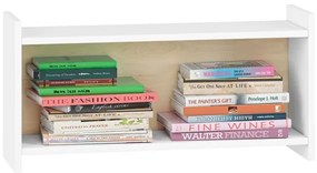 Gyerek fali polc BUBO 35x72 cm fehér/világos bükk