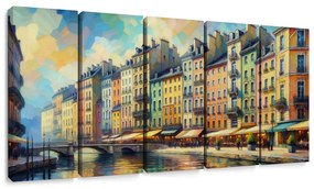 5 részes kép romantikus rakpart