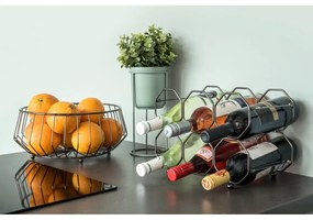 Honeycomb szürke fém összecsukható bortartó - PT LIVING