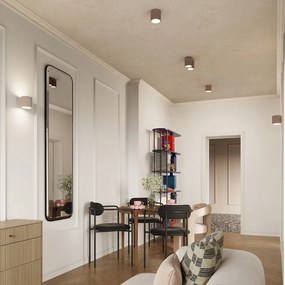 Szürkésbarna fali lámpa ø 10 cm Zora – Sollux