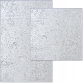 Fürdőszobaszőnyeg Szett 2 Db 50X80 Szürke Csúszásgátló Nagy Sima