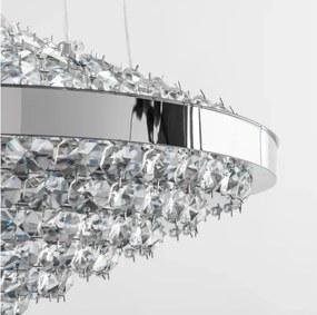 MORETTI MO6363 DOME Króm Színű Függeszték LED 3000-4000-6000K IP20