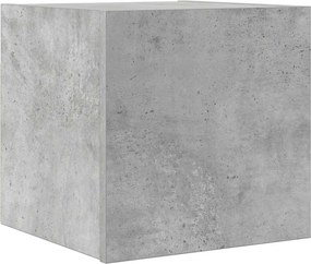 vidaXL betonszürke falra szerelhető TV-szekrény 30,5 x 30 x 30 cm
