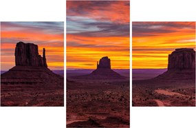 Kép - Emlékmű - völgy Arizonában (90x60 cm)
