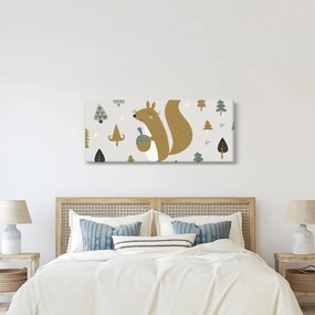 Kép - Mókus dióval (120x50 cm)