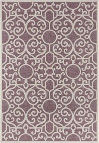 Szizál lila szőnyeg,lapos teraszra,külső belső 140x200cm