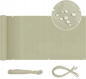 Oxford Erkélyszőnyeg Világosbarna 90 x 500 CM