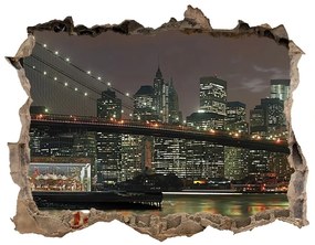 3d-s lyuk vizuális effektusok matrica New york éjjel nd-k-74924672